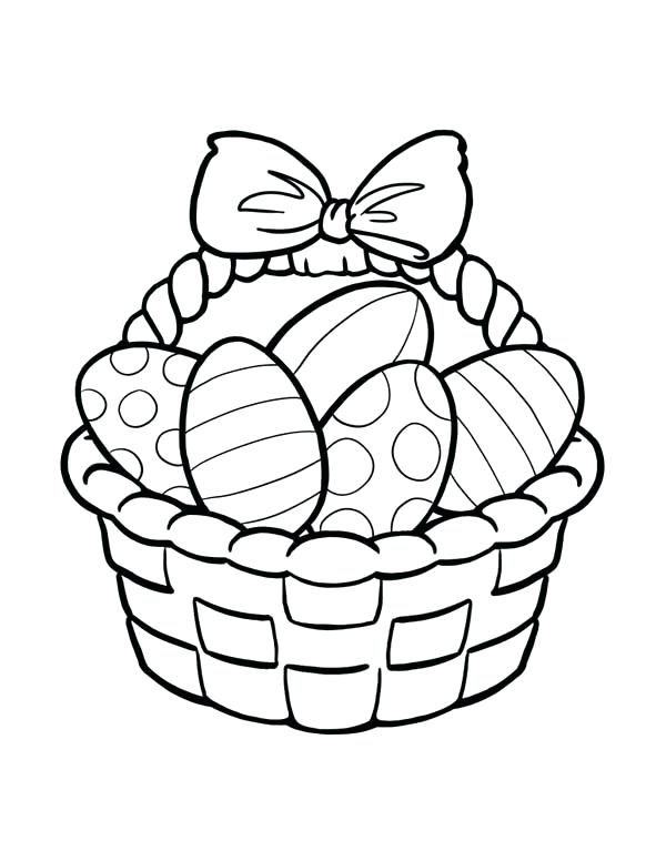600x776 Easter Basket Coloring Pages Coloring Pages Packed With Floral Egg