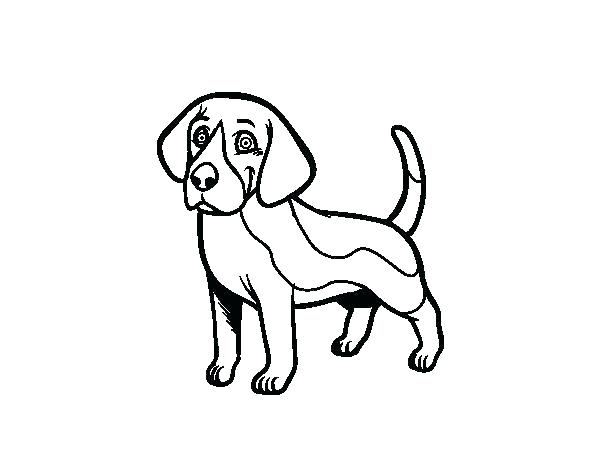 600x470 Beagle Coloring Pages Dog Head Coloring Page Easter Beagle