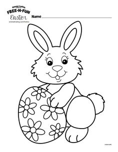 236x305 Easter Bunny Coloring Pages For Kids Easter Bunny