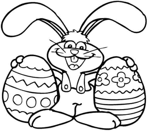 567x500 35 Best Easter Bunny Coloring Pages Weneedfun