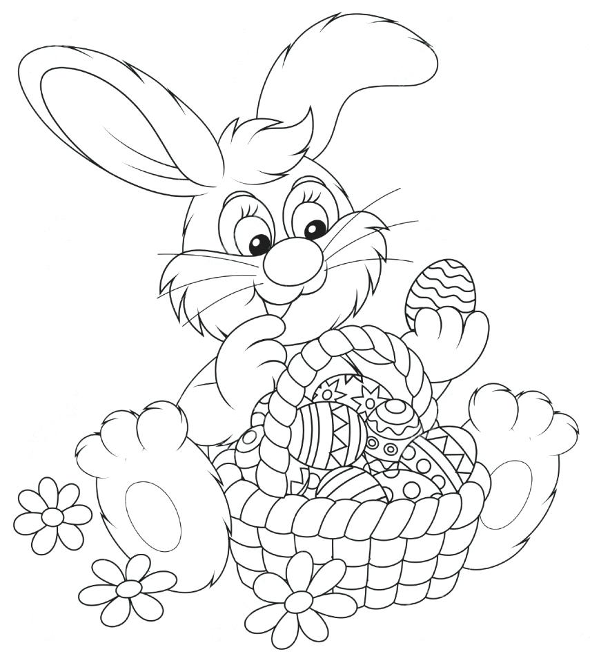855x960 Coloring Pages Easter Bunny Coloring Page. Easter Bunny Coloring