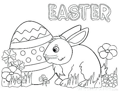 400x309 Coloring Pages Easter Bunny Coloring Picture Free Bunny Coloring