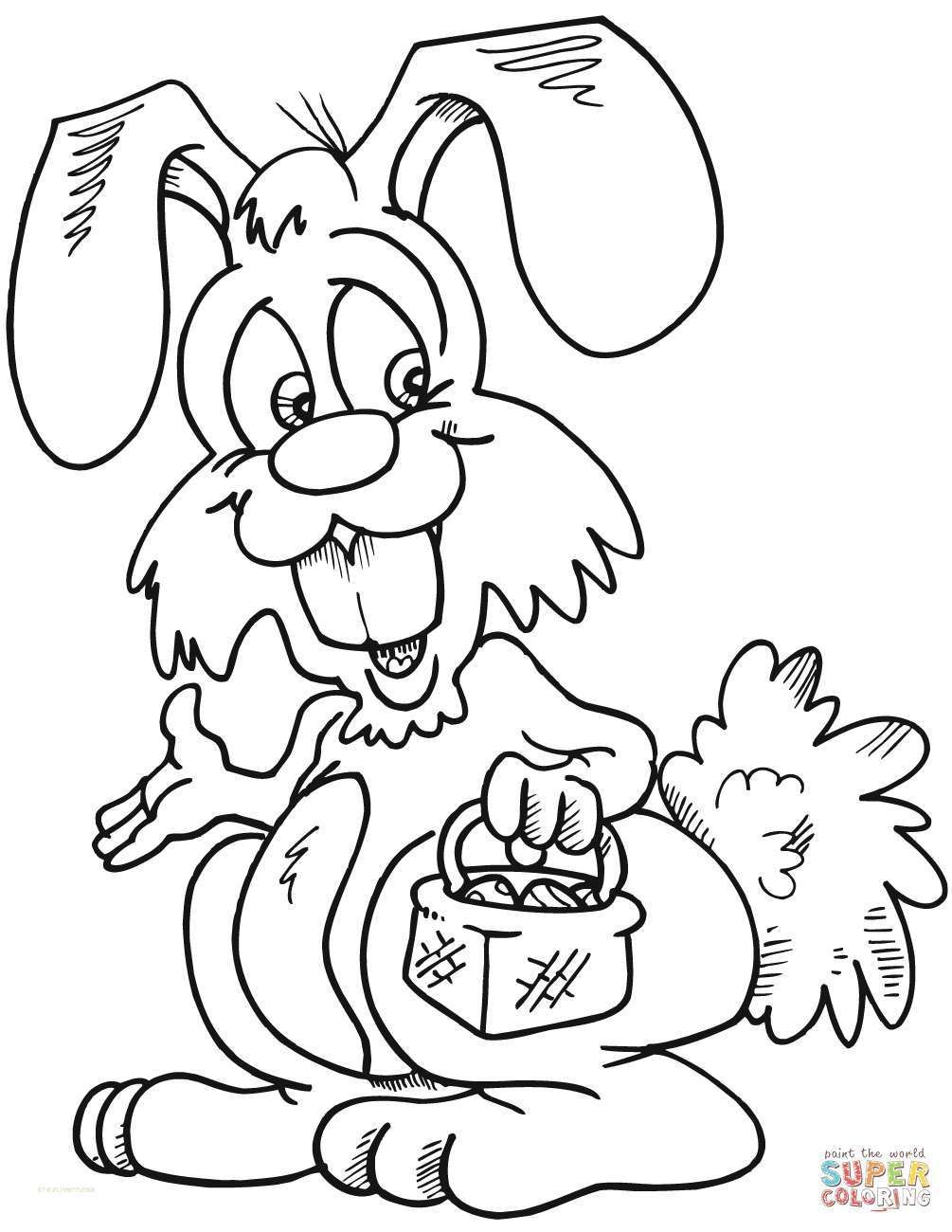 1005x1300 Awesome Cute Easter Bunny Coloring Pages Printable