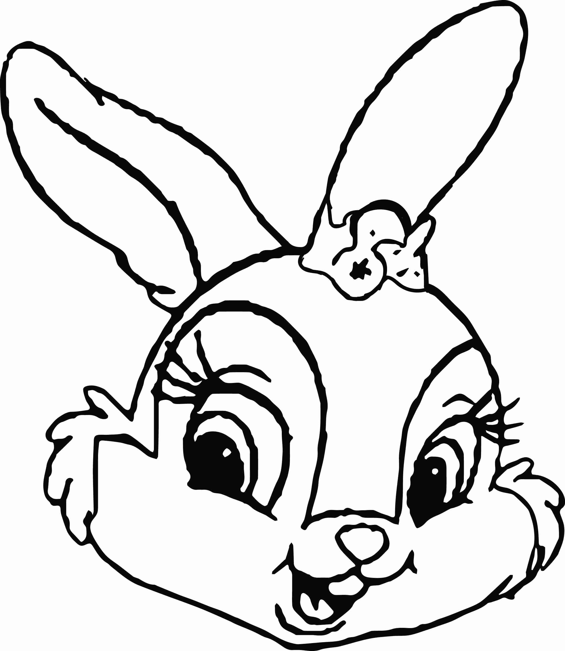 2368x2725 Easter Bunny Face Coloring Pages Coloring Pages Cool Olegratiy