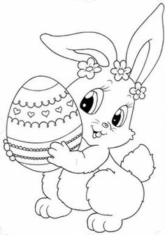 236x337 Easter Bunny Face Coloring Page Coloring Cartoon Easter Face Baby