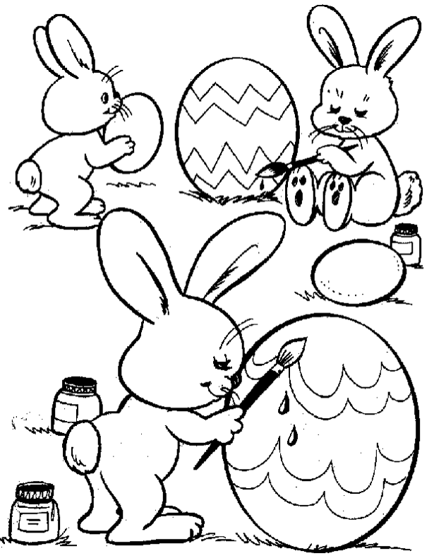 615x790 Easter Bunny Eggs Coloring Page Amp Coloring Book