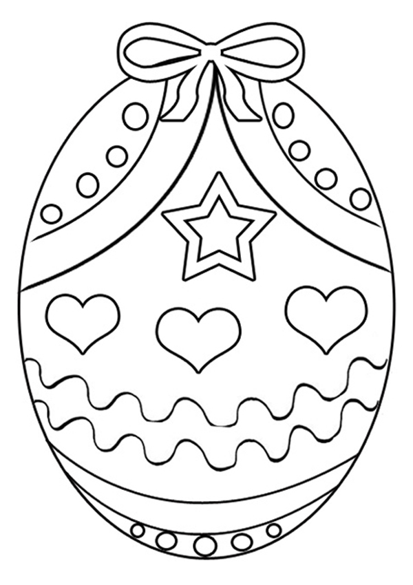 600x850 Coloring Pages. Free Printable Easter Egg Coloring Pages