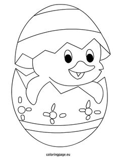 236x318 New Coloring Easter With A Chick In An Egg Embriodery Ideas