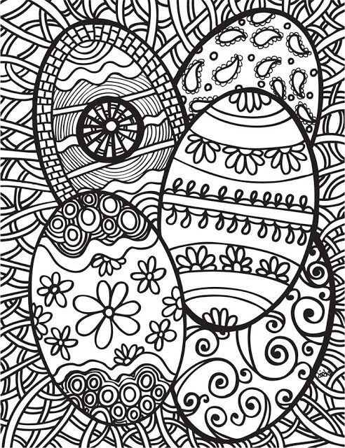 Easter Coloring Pages Adults
