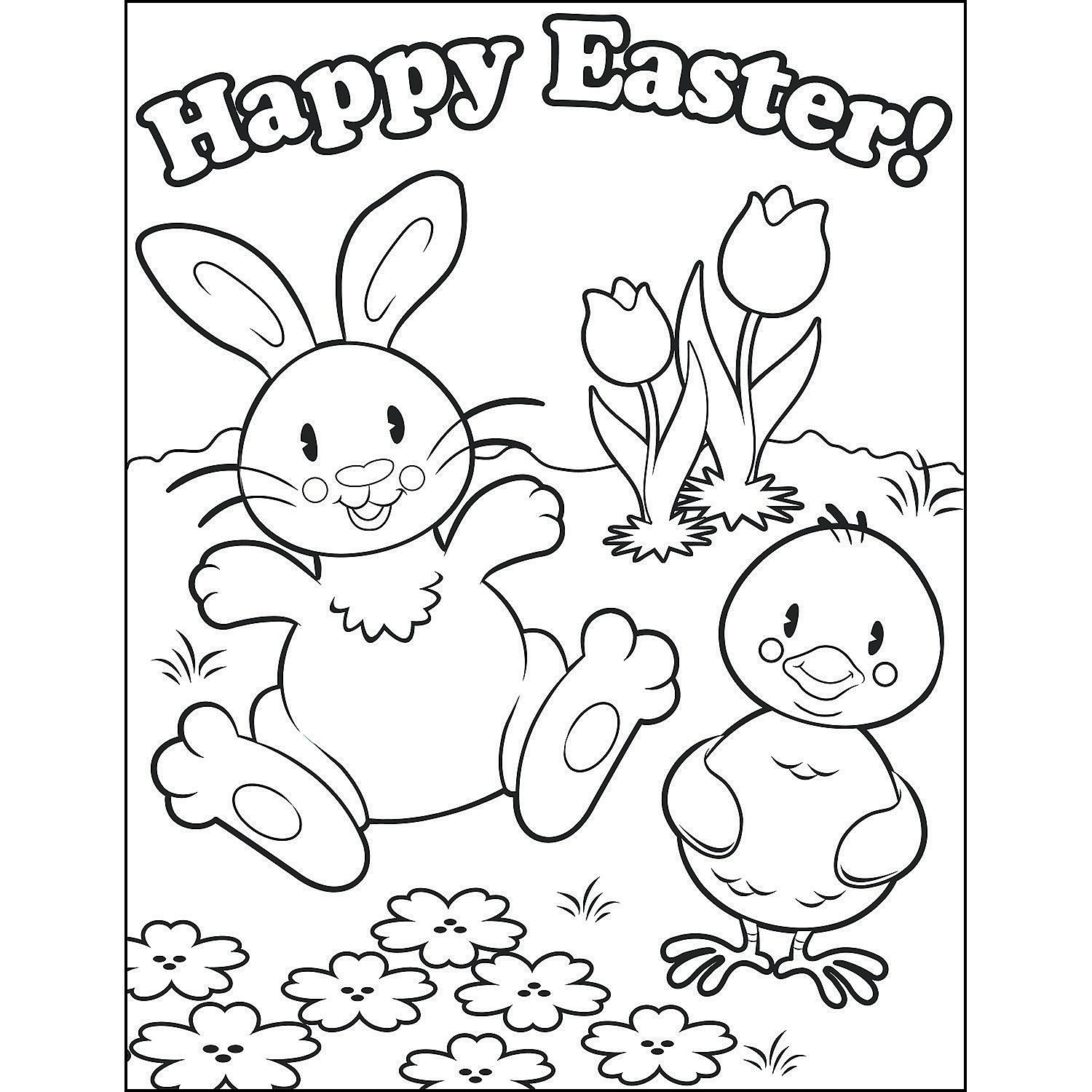 1500x1500 Easter Coloring Pages For Church New Happy Colors In 29893
