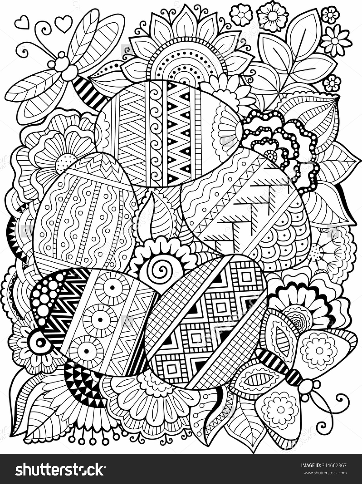 1197x1600 Easter Coloring Pages For Adults Childlife Me