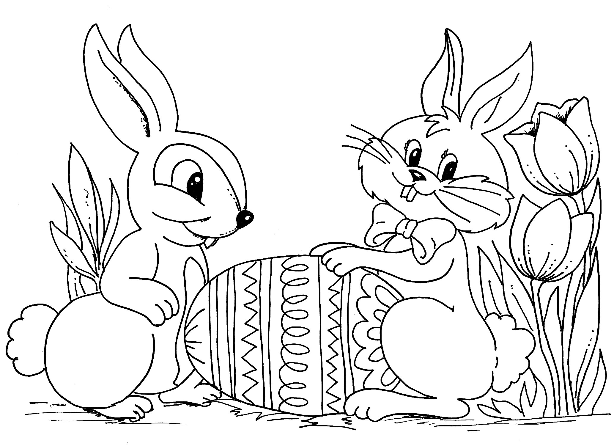 2066x1500 Easter Coloring Pages Pdf