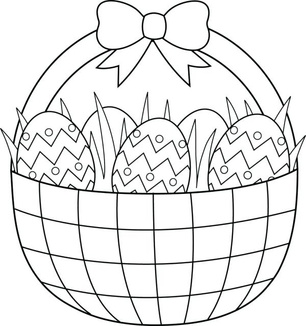 600x639 Free Printable Easter Coloring Pages For Toddlers