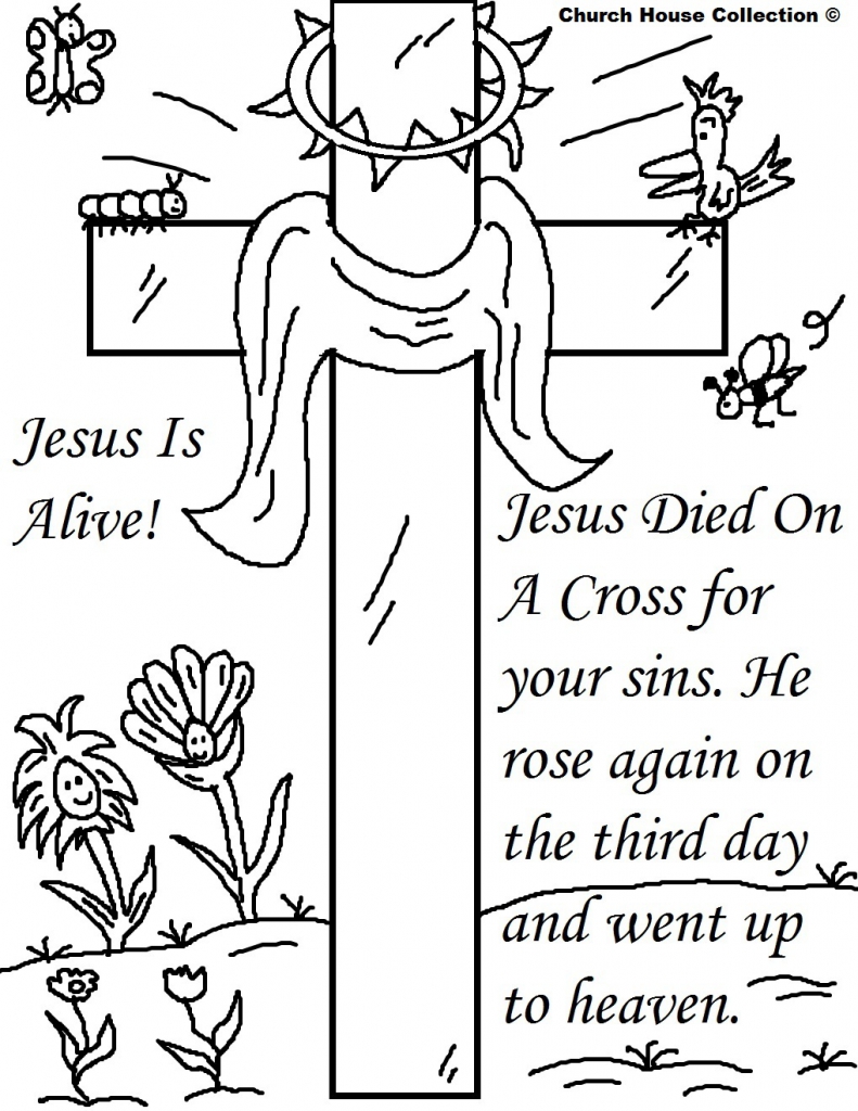 791x1024 Free Easter Coloring Pages Religious