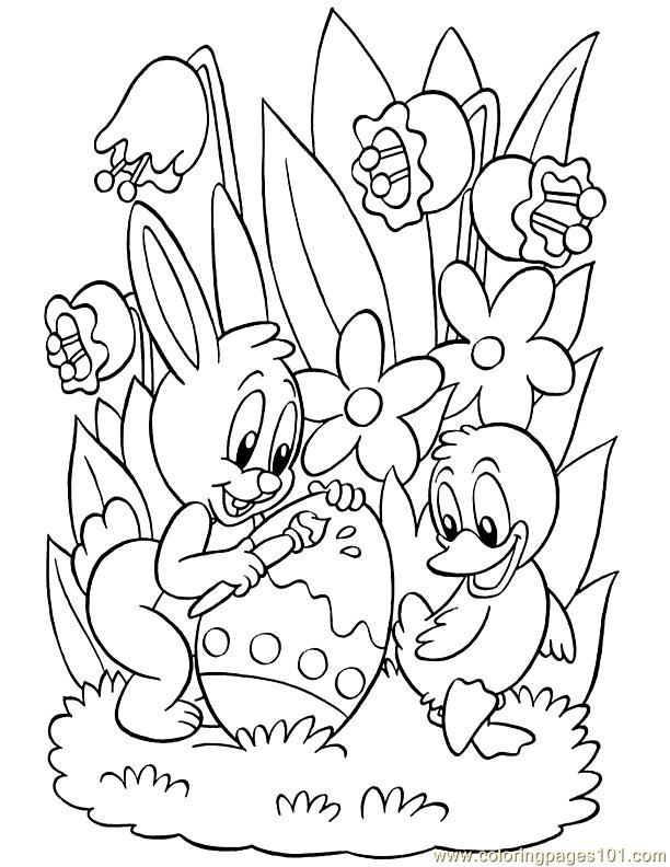 612x792 Easter Coloring Pages Printable