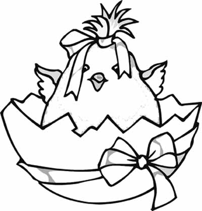 400x419 Original Easter Coloring Pages You Are Going To Color In.