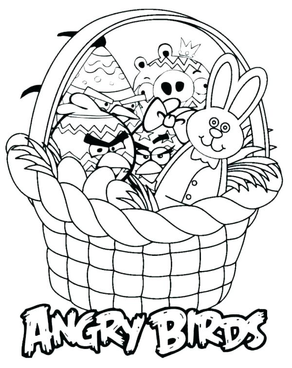 600x755 Easter Basket Coloring Printable Basket Coloring Pages Empty Easy