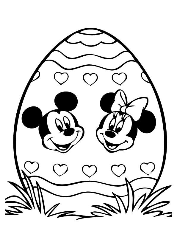 595x842 Free Printable Easter Egg Coloring Pages For Kids
