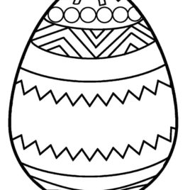268x268 Easter Eggs Coloring Pages Easter Egg Design Adult Mosaic Egg