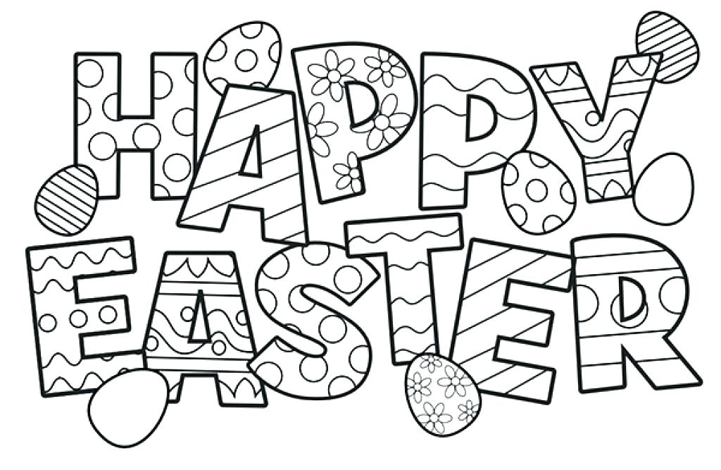 1024x667 Easter Egg Coloring Pages Advanced