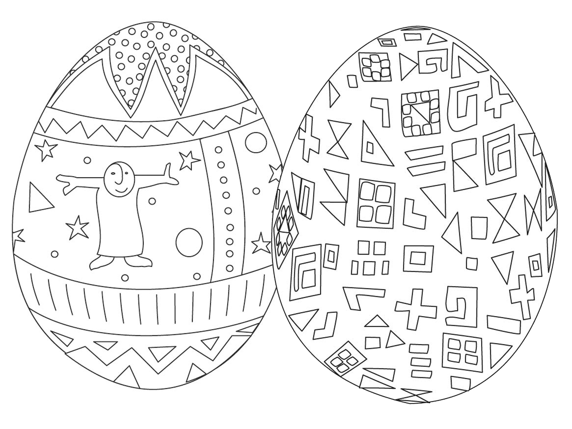 2000x1500 Adult Easter Egg Coloring Pages Printable Coloring Sheets