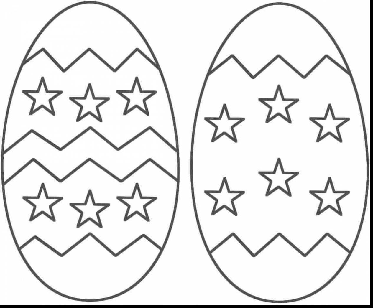 Easter Egg Coloring Pages For Kids
