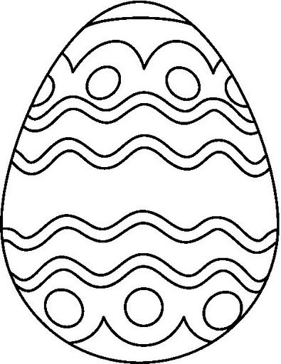 395x512 Egg Coloring Pages