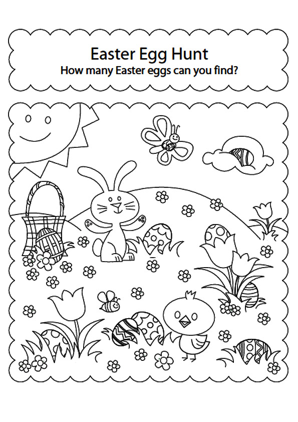 595x842 Free Easter Coloring Pages