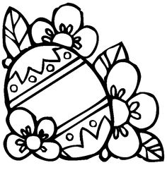 236x241 Easter Flowers Coloring Pages Happy Easter 2018