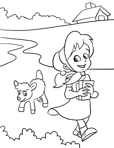 Easter Lamb Coloring Pages