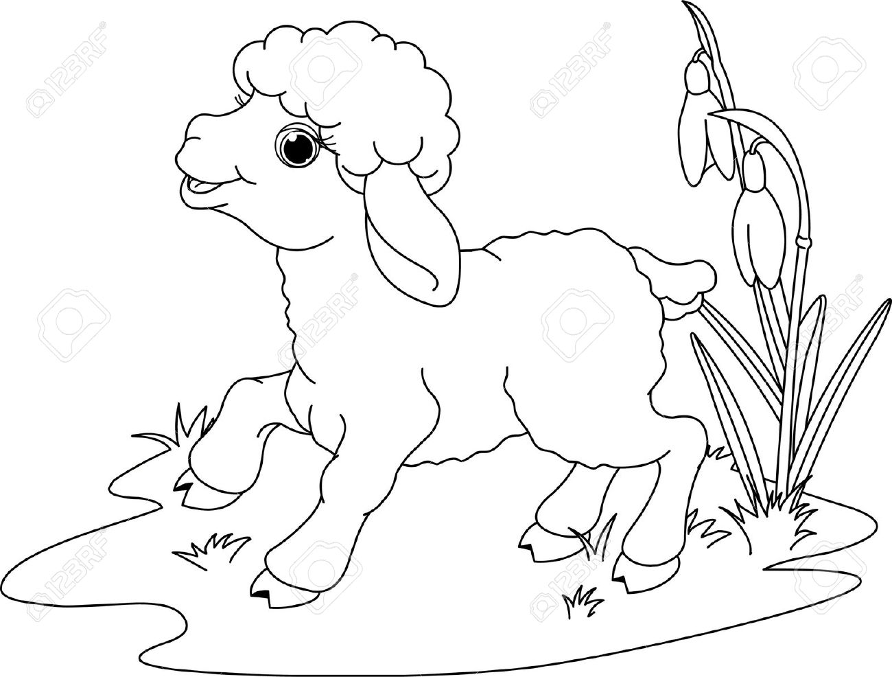 1300x986 Pin By Mieyz On Cartoon Easter Lamb, Lambs And Easter