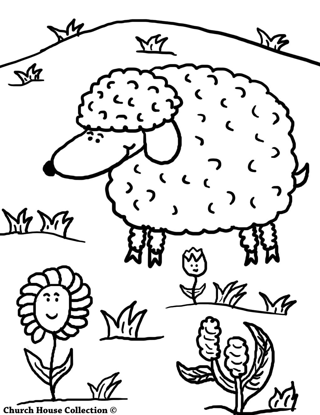 1020x1320 Sheep Coloring Pages For Sunday School