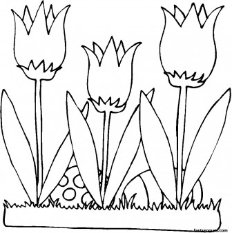 336x338 Printable Easter Lily Coloring Page Download Free Coloring