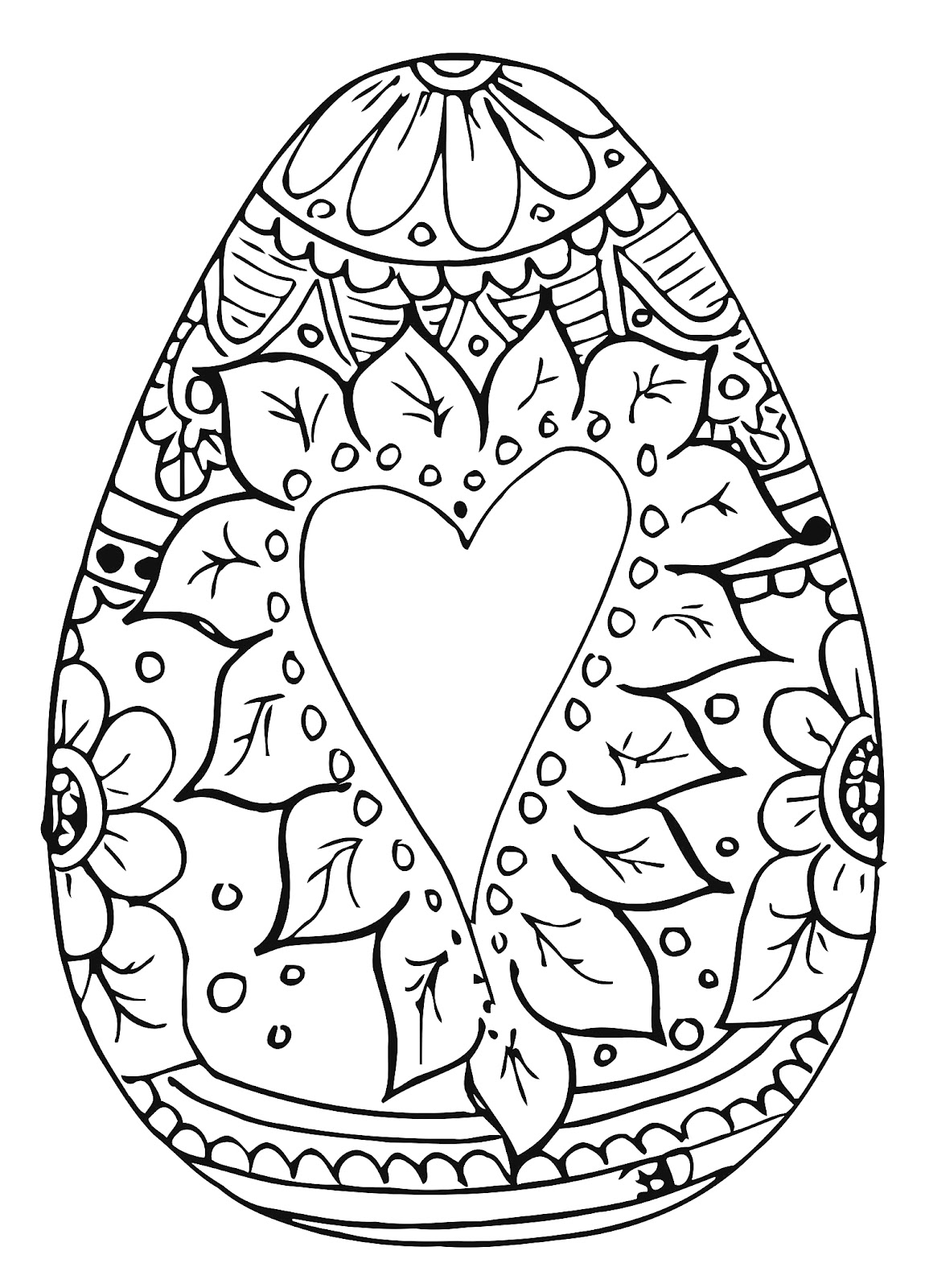 1150x1600 Easter Coloring Pages For Adults
