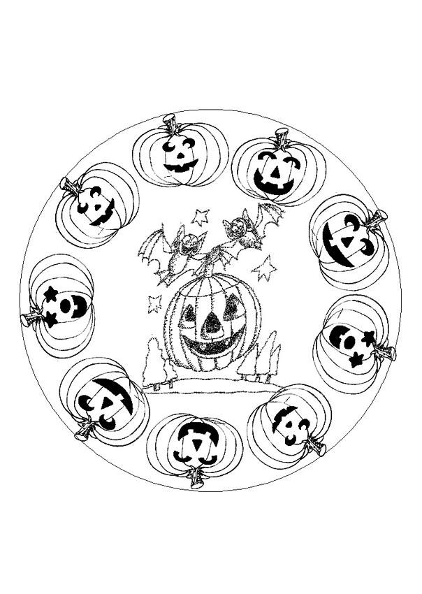 604x850 Easter Mandala Coloring Pages