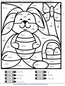 228x300 Kindergarten Easter Worksheets Regard To Coloring Pages