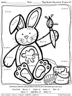 236x314 March Math Ness ~ March Math Printables Color By The Code