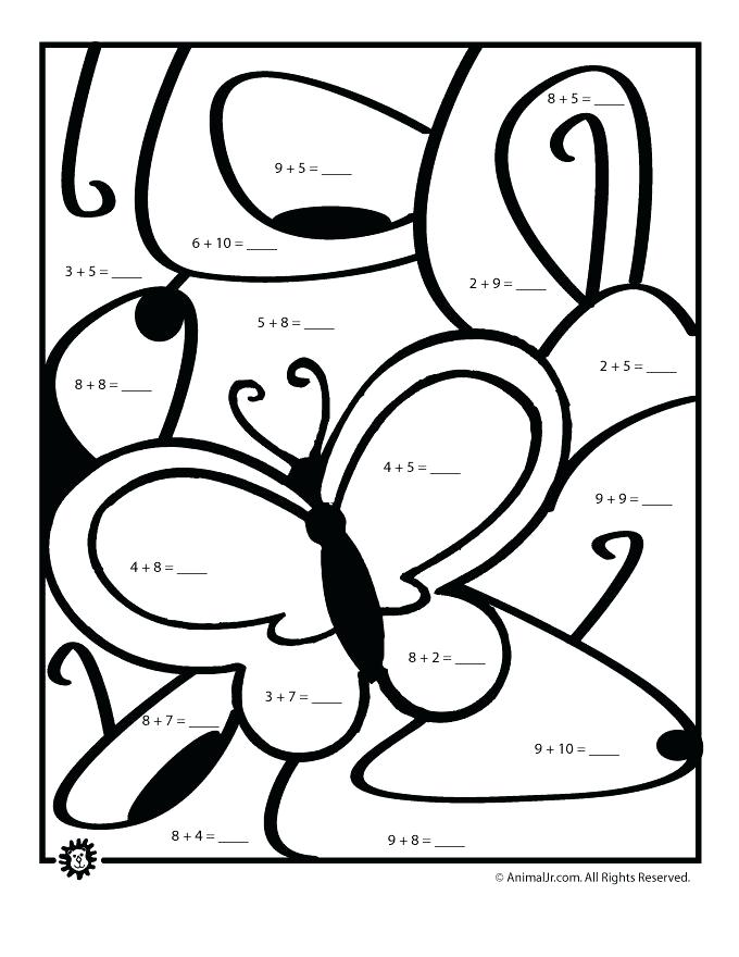 680x880 Addition Coloring Pages