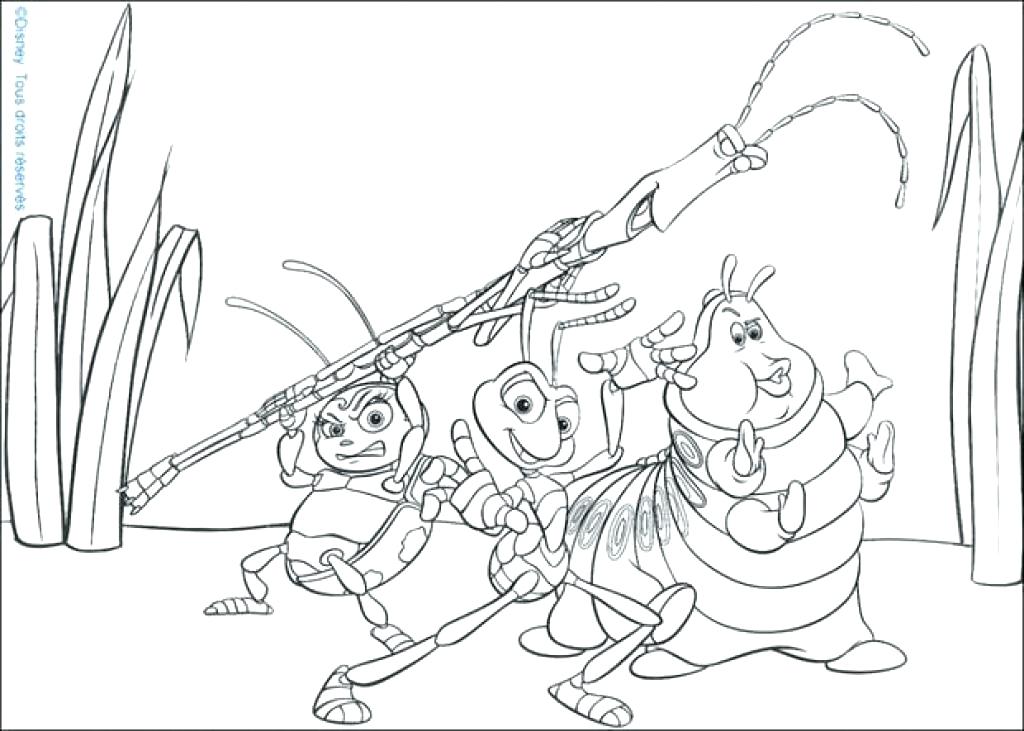 1024x731 Addition Coloring Pages Addition Coloring Pages A Bugs Life