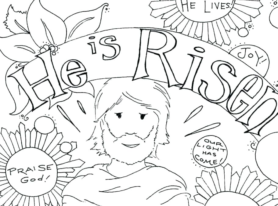 911x675 Easter Coloring Pages Religious Coloring Pages Printable Free
