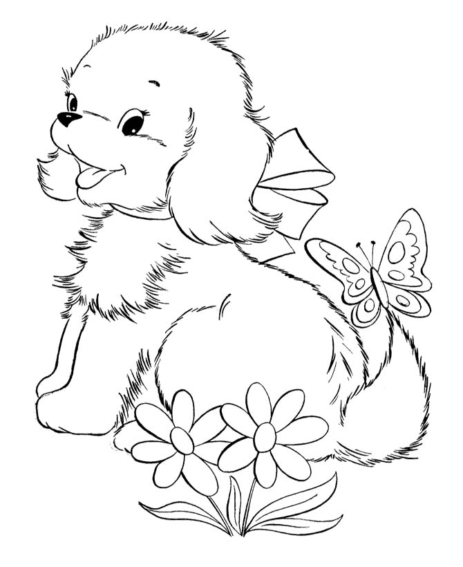670x820 Adorable Puppies Coloring Pages Hound Cute Puppy Pictures To Color