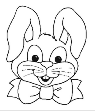 313x368 Easter Rabbit Coloring Pages Color Bros