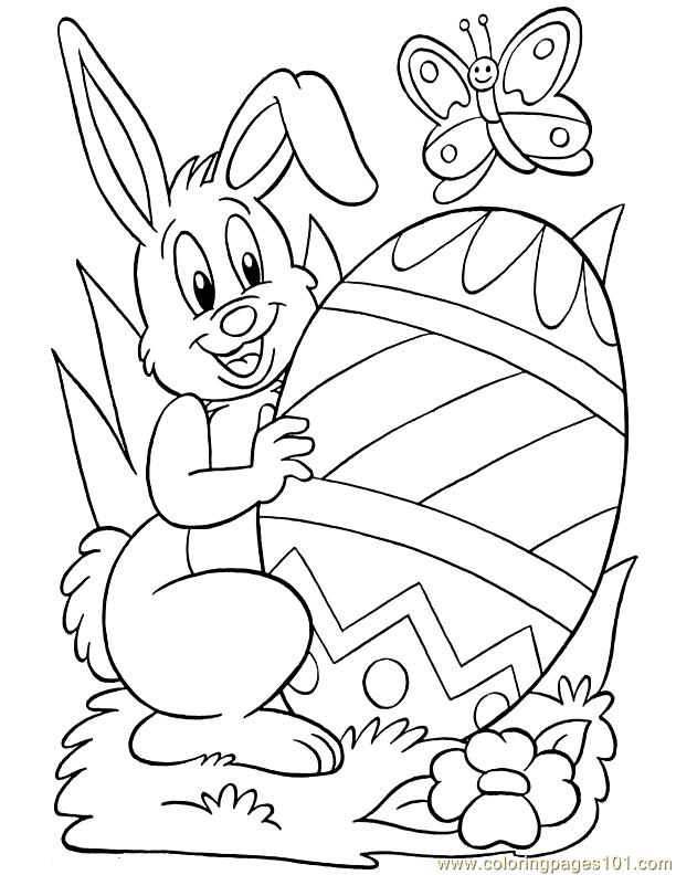 Easter Themed Coloring Pages