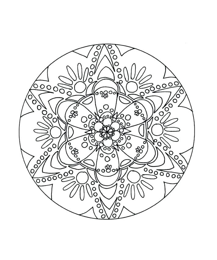 711x850 Awesome Abstract Coloring Pages For Adults And Free Printable