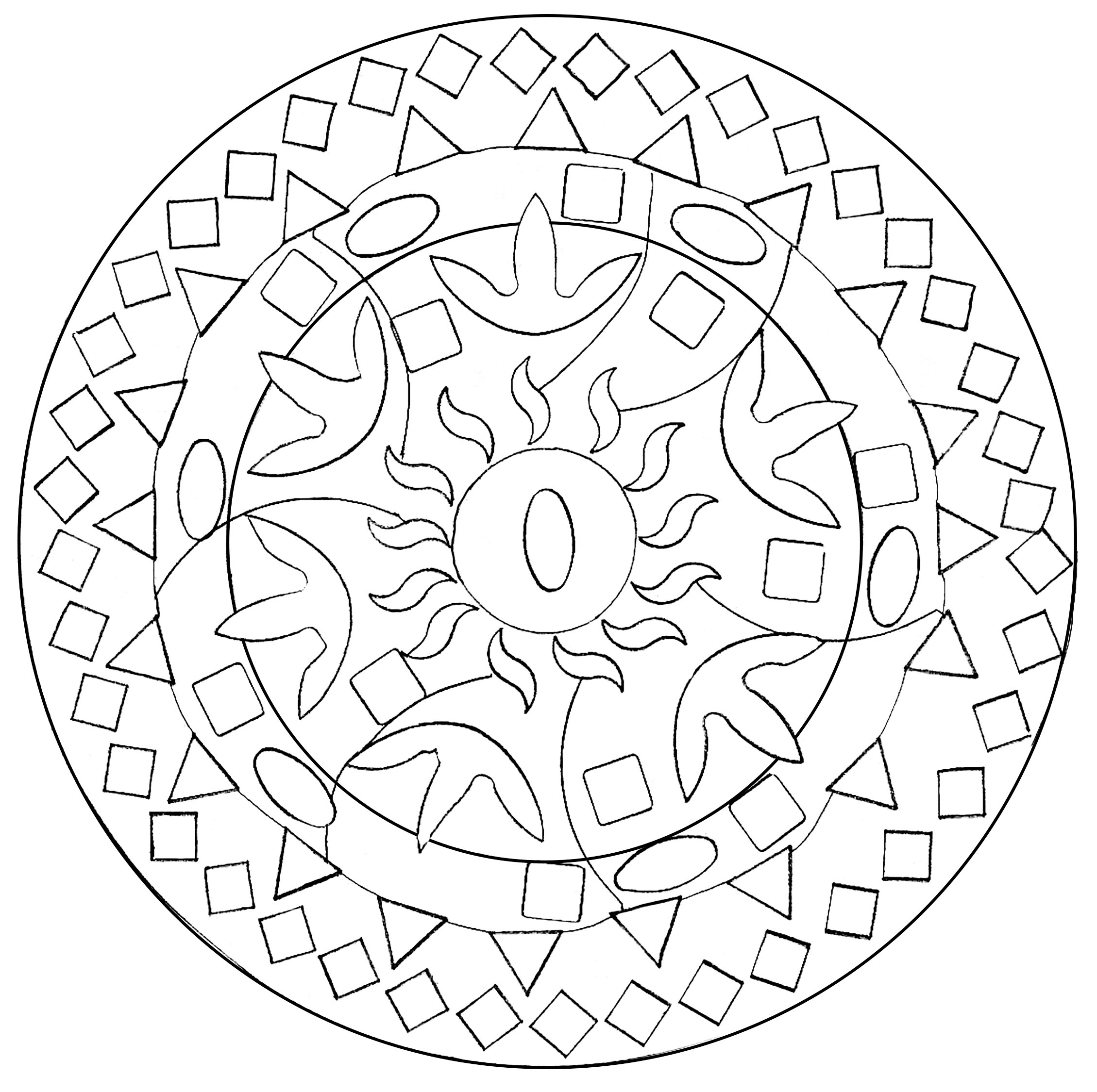 2259x2250 Easy Abstract Mandala