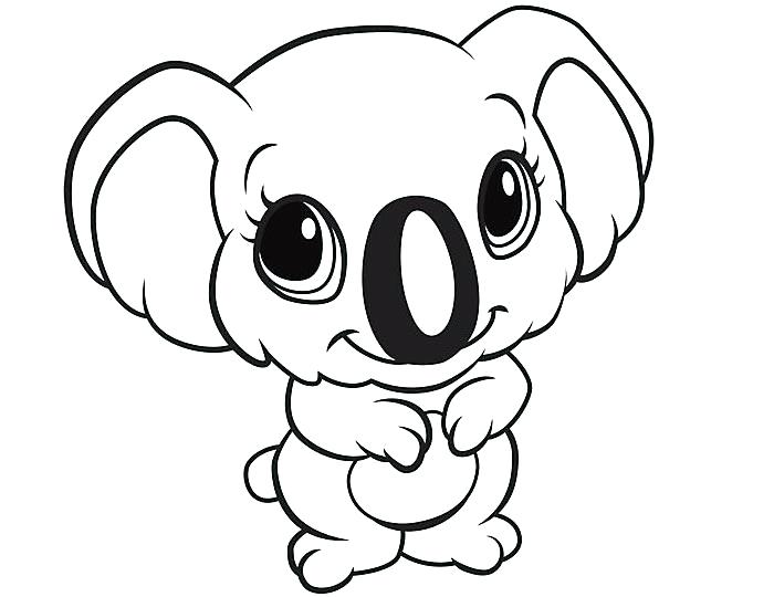 700x540 Easy Animal Coloring Pages Easy Cute Animal Coloring Pages Easy