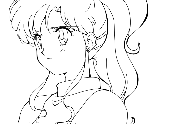 720x515 Anime Coloring Pages