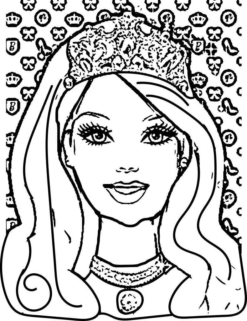 789x1024 Barbie Coloring Pages Free Printable Word Pdf Png Jpeg Regarding