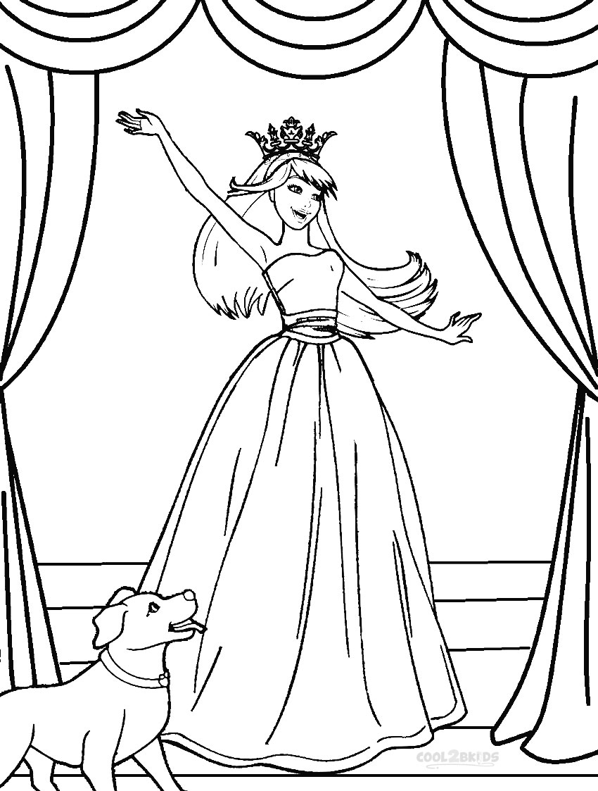 850x1123 Barbie Coloring Pages That You Can Print