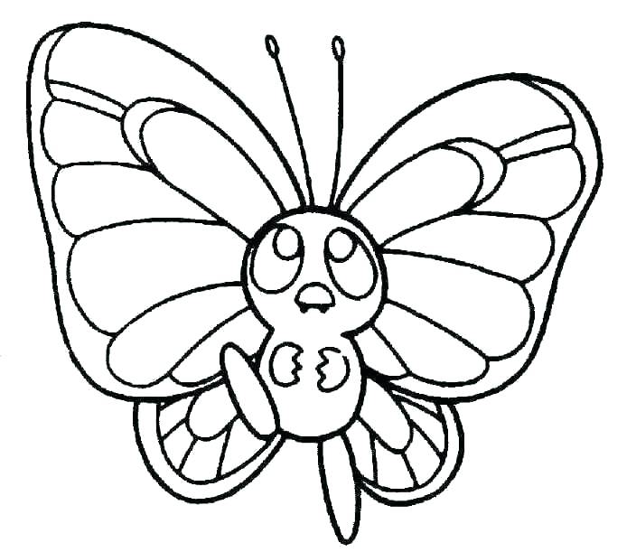 704x611 Cute Butterfly Coloring Pages Butterfly Coloring Pages Printable